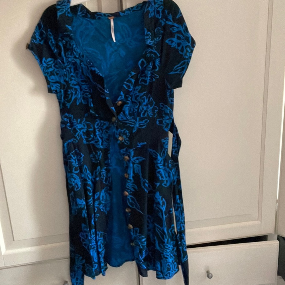 Free People linenblend dress